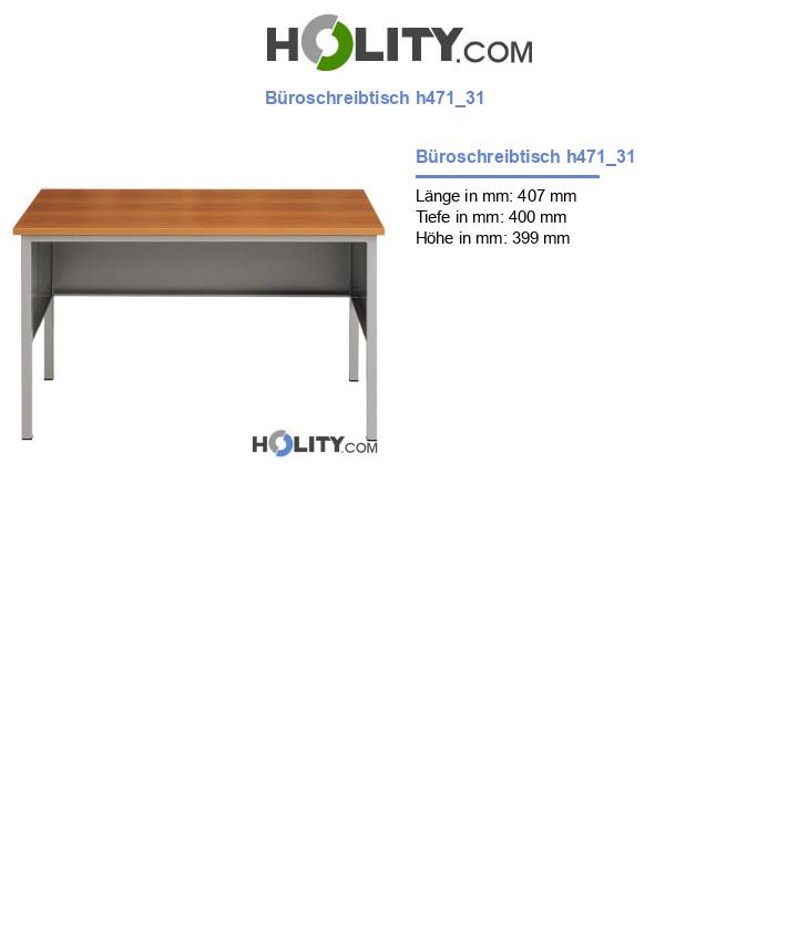 Büroschreibtisch h471_31