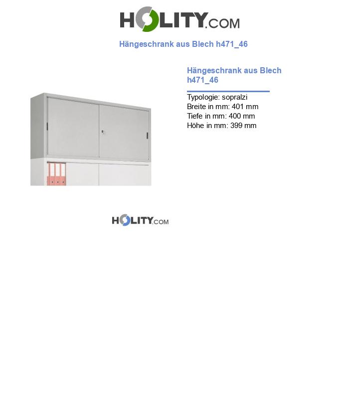 Hängeschrank aus Blech h471_46