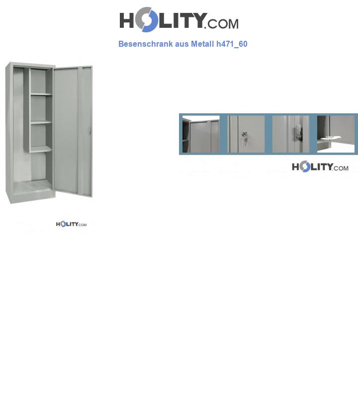 Besenschrank aus Metall h471_60