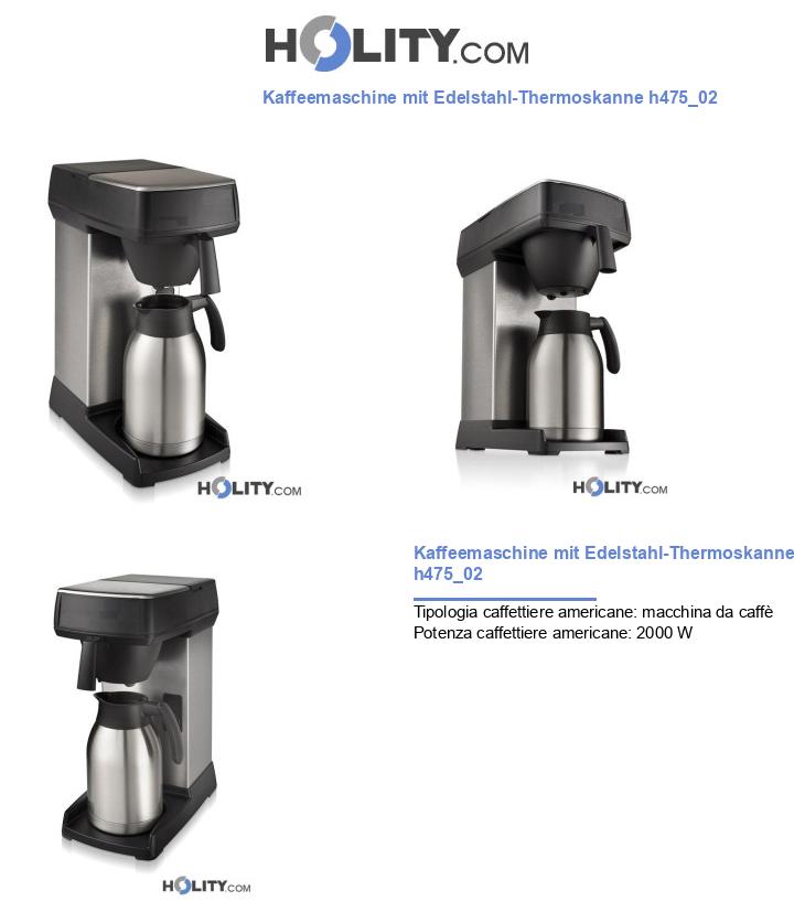 Kaffeemaschine mit Edelstahl-Thermoskanne h475_02
