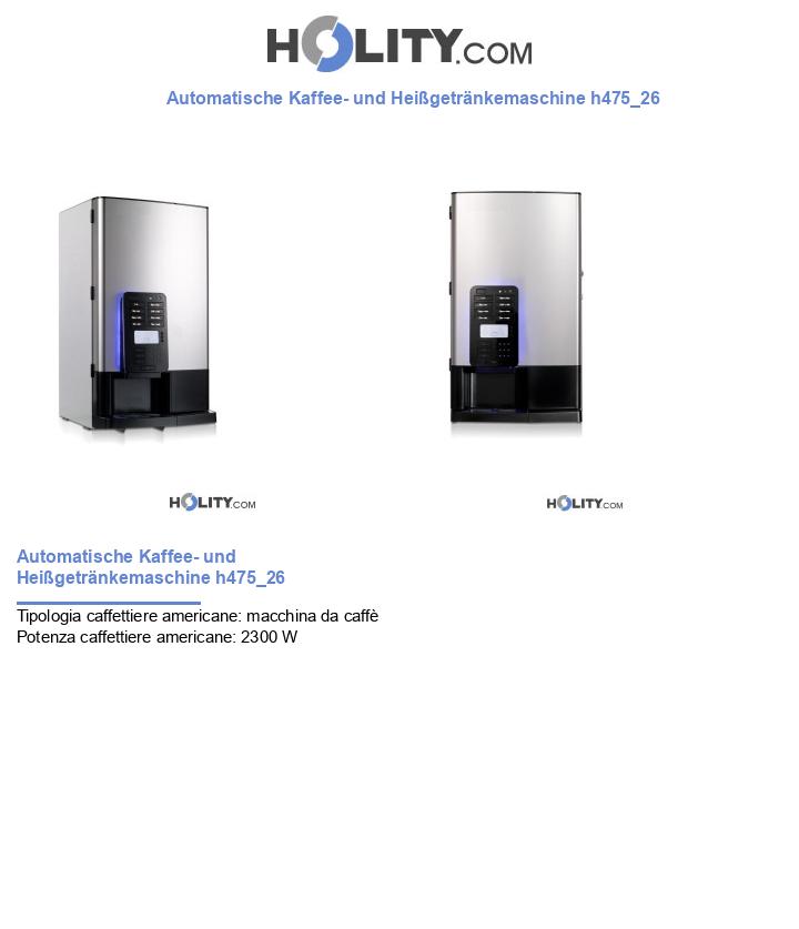 Automatische Kaffee- und Heißgetränkemaschine h475_26
