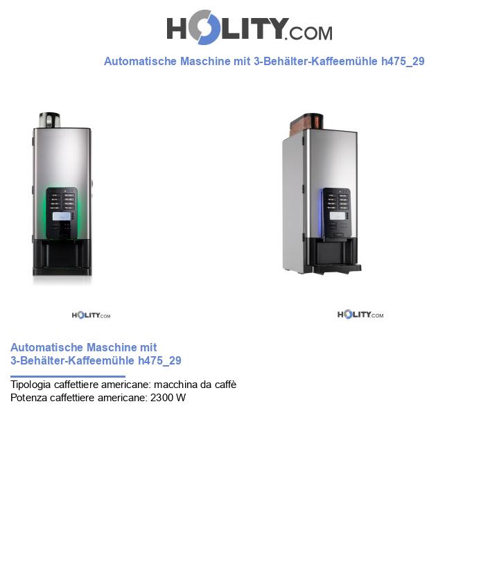 Automatische Maschine mit 3-Behälter-Kaffeemühle h475_29
