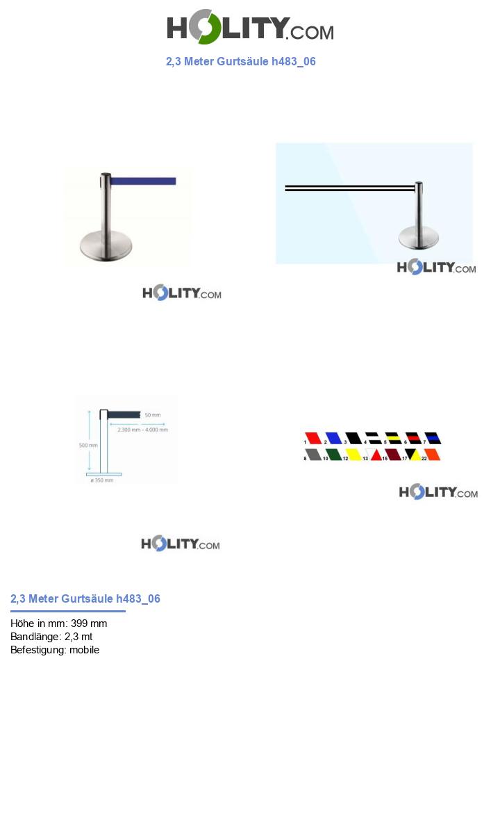 2,3 Meter Gurtsäule h483_06