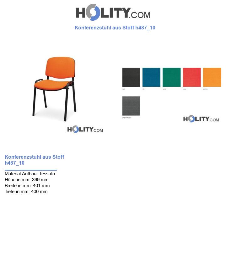 Konferenzstuhl aus Stoff h487_10