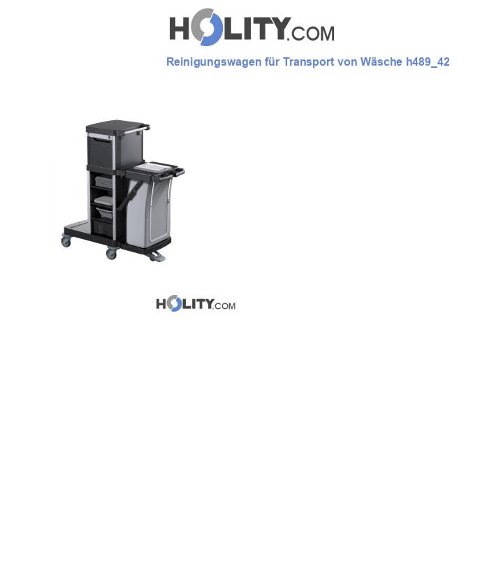 Reinigungswagen für Transport von Wäsche h489_42