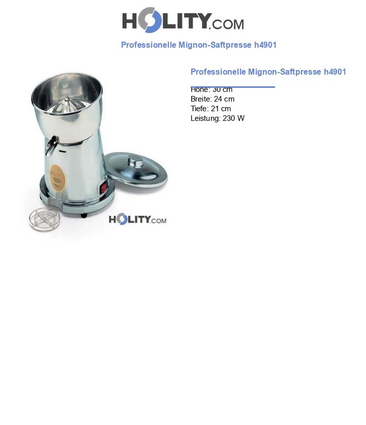 Professionelle Mignon-Saftpresse h4901