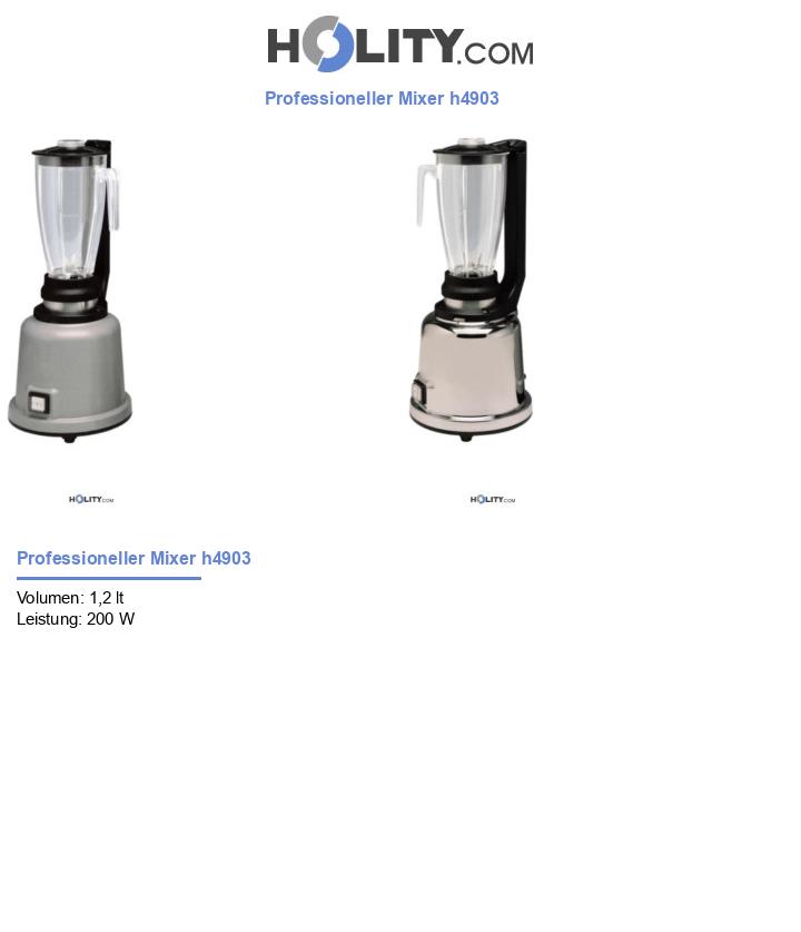 Professioneller Mixer h4903