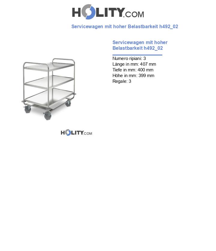 Servicewagen mit hoher Belastbarkeit h492_02