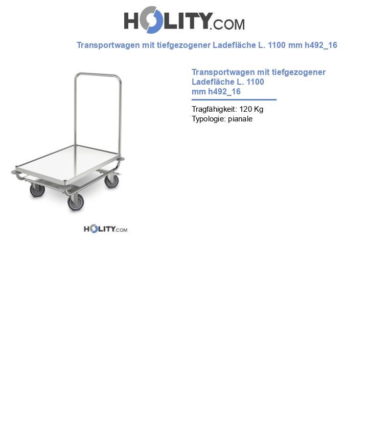 Transportwagen mit tiefgezogener Ladefläche L. 1100 mm h492_16