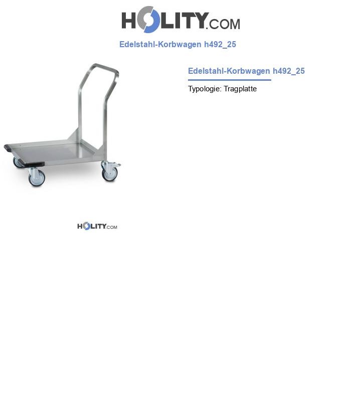 Edelstahl-Korbwagen h492_25