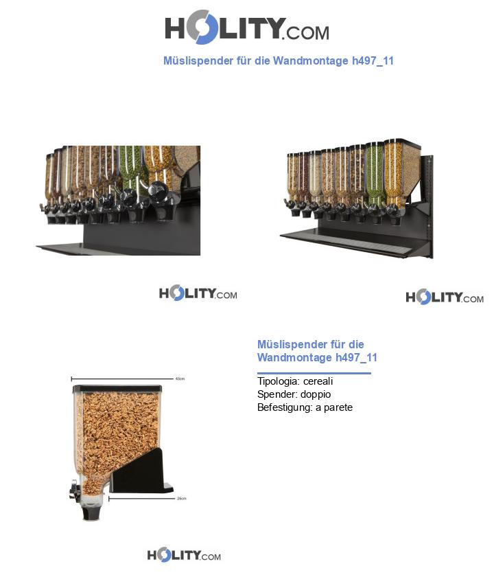 Müslispender für die Wandmontage h497_11