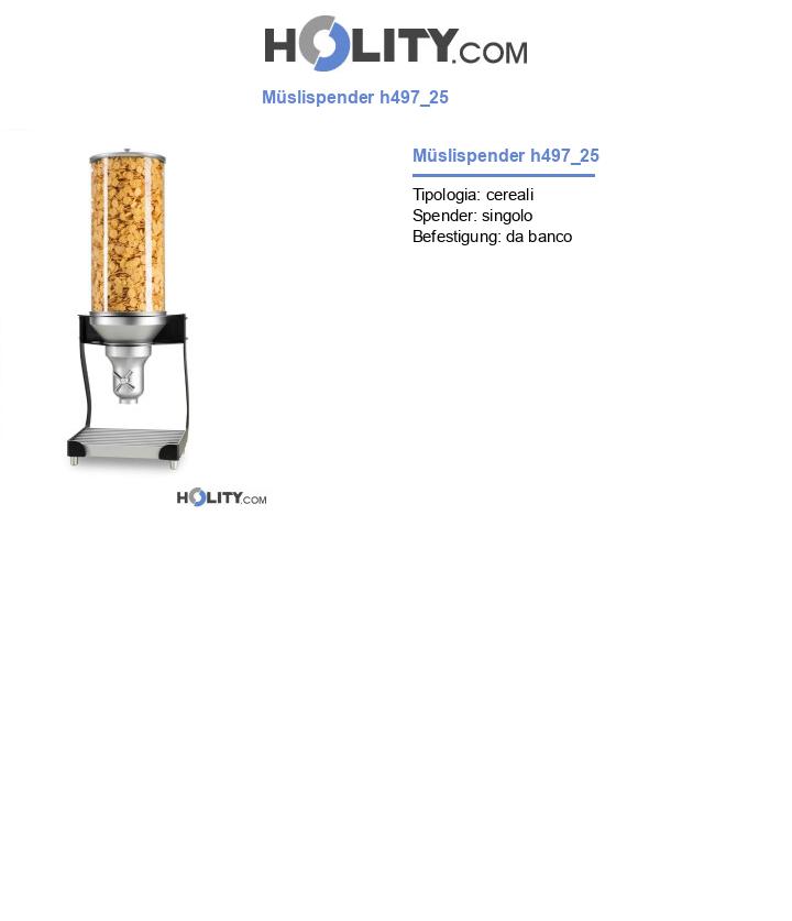 Müslispender h497_25