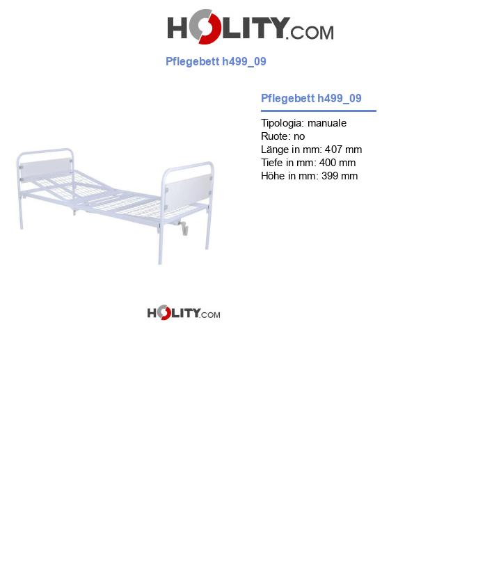 Pflegebett h499_09