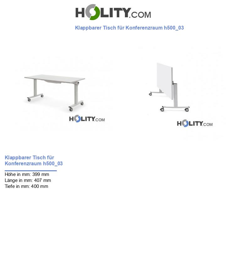 Klappbarer Tisch für Konferenzraum h500_03