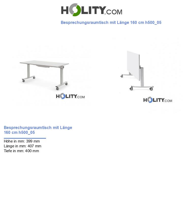 Besprechungsraumtisch mit Länge 160 cm h500_05