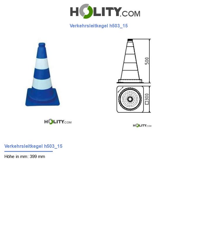 Verkehrsleitkegel h503_15