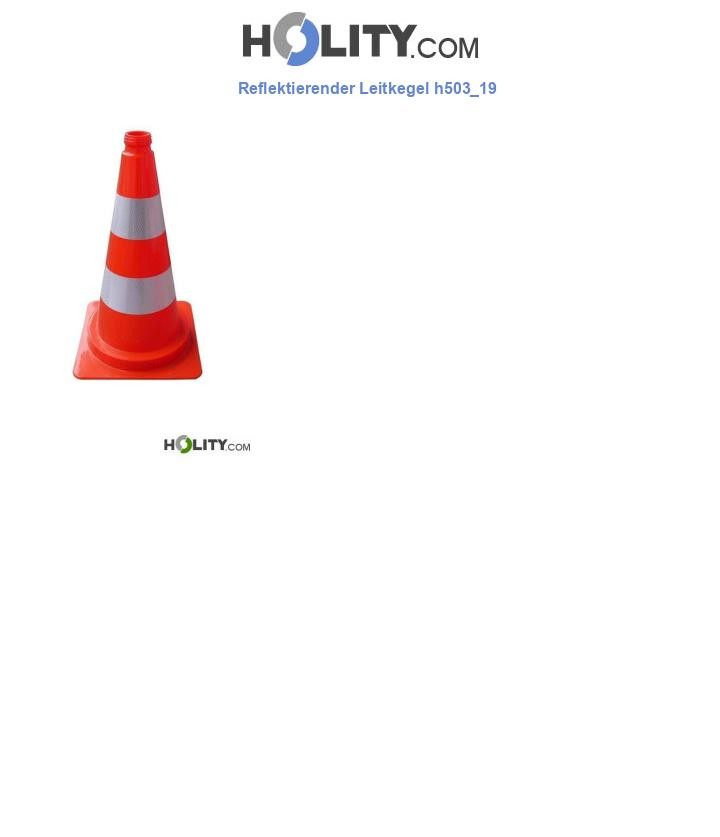 Reflektierender Leitkegel h503_19