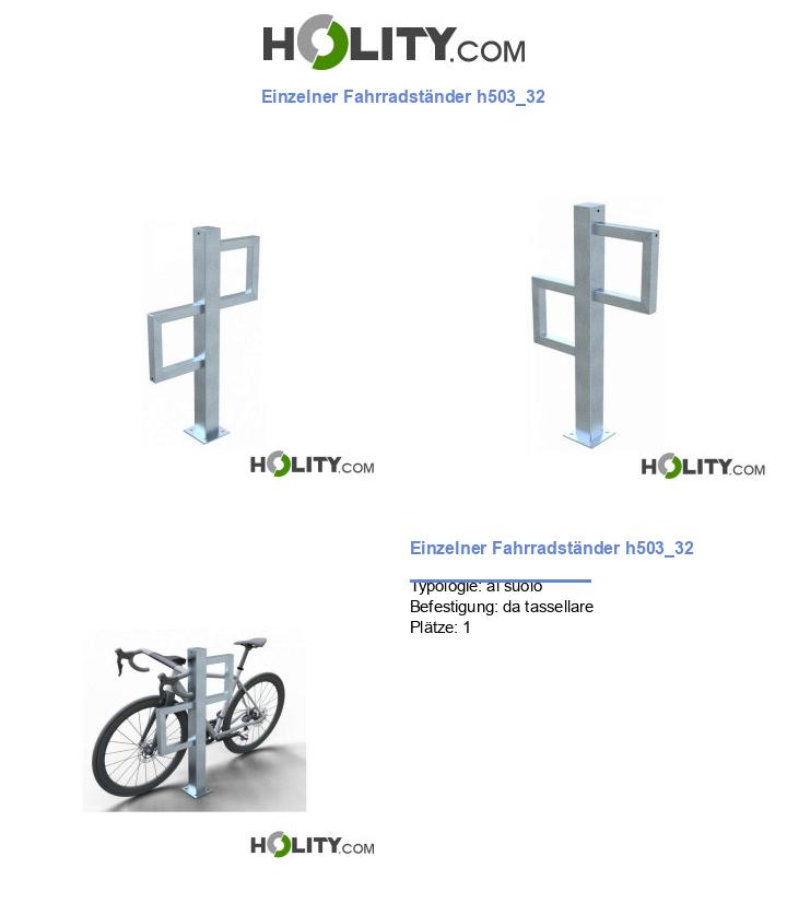 Einzelner Fahrradständer h503_32