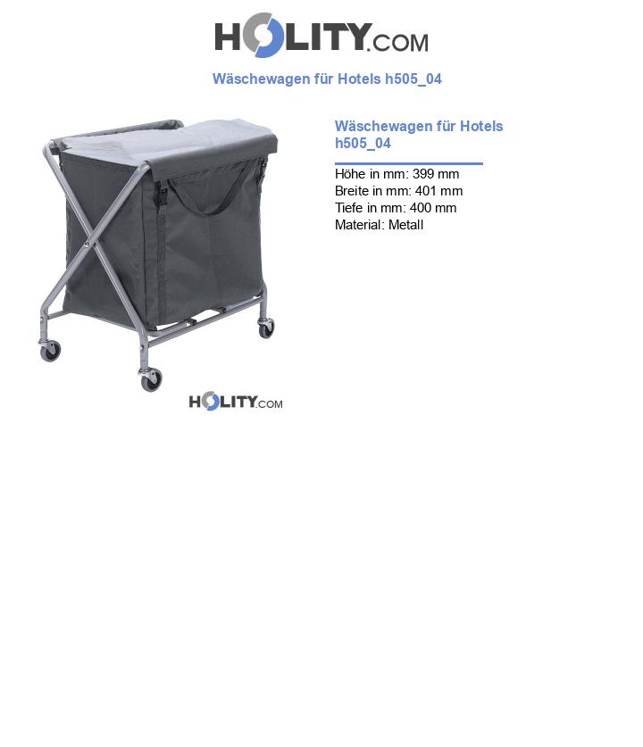 Wäschewagen für Hotels h505_04