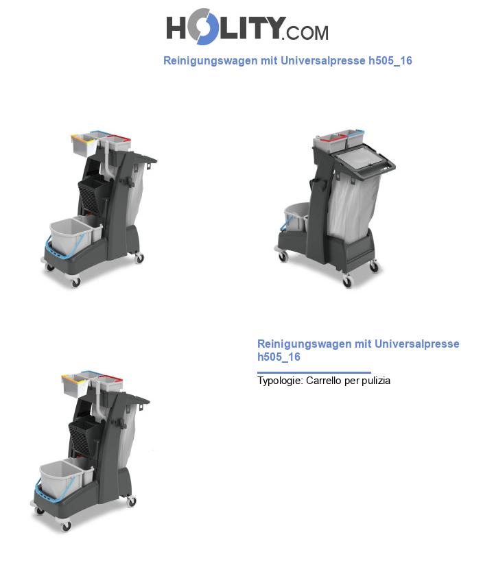 Reinigungswagen mit Universalpresse h505_16
