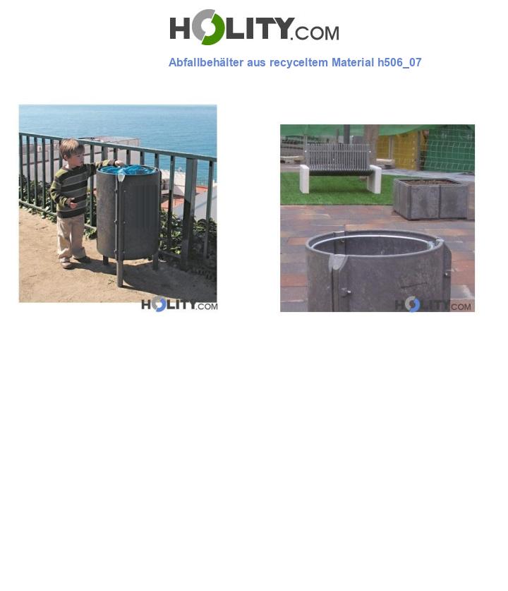 Abfallbehälter aus recyceltem Material h506_07