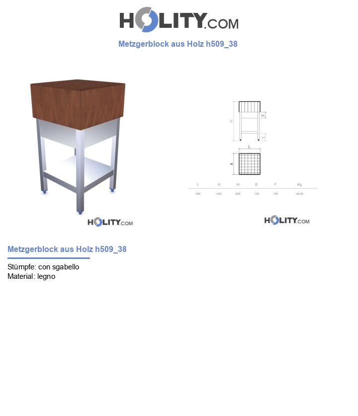 Metzgerblock aus Holz h509_38