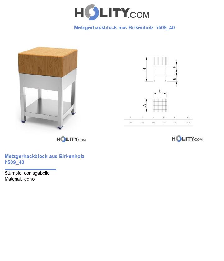 Metzgerhackblock aus Birkenholz h509_40