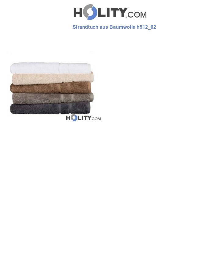 Strandtuch aus Baumwolle h512_02