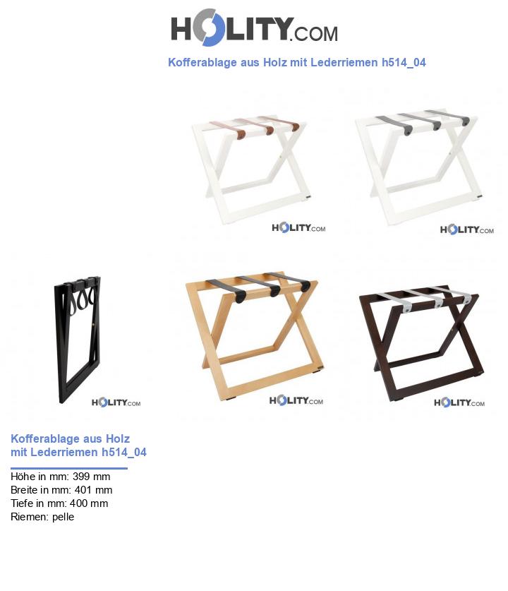 Kofferablage aus Holz mit Lederriemen h514_04