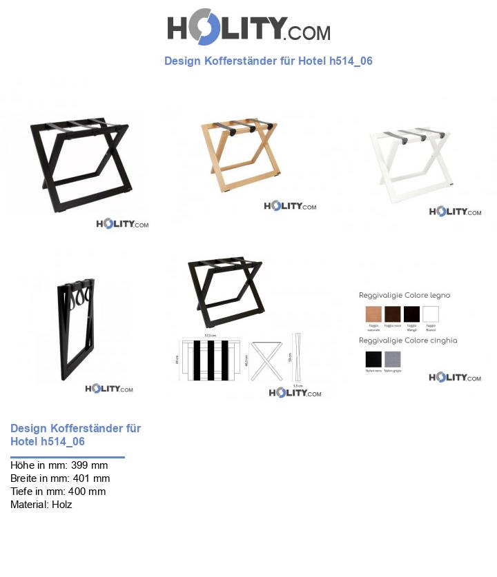 Design Kofferständer für Hotel h514_06