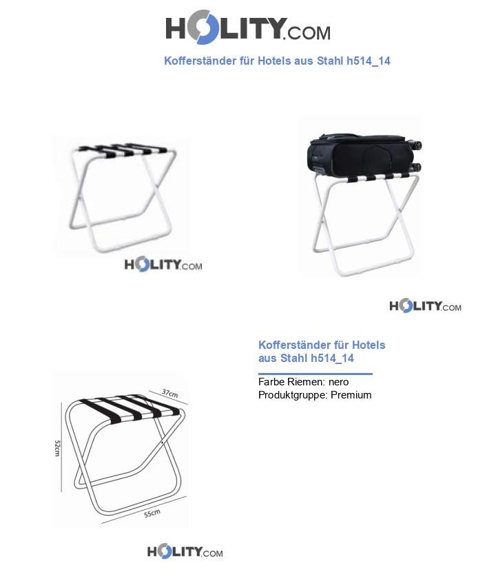 Kofferständer für Hotels aus Stahl h514_14