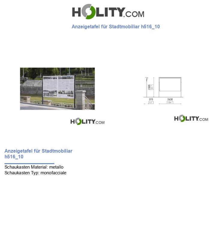 Anzeigetafel für Stadtmobiliar h516_10