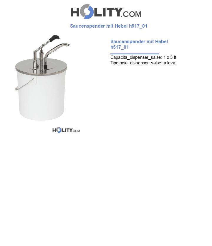 Saucenspender mit Hebel h517_01