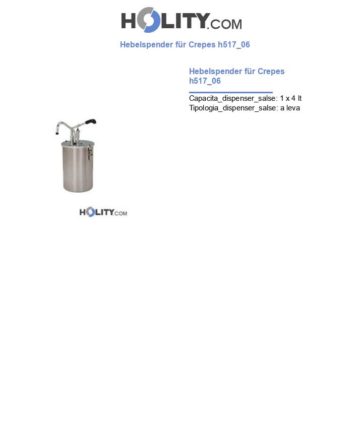 Hebelspender für Crepes h517_06