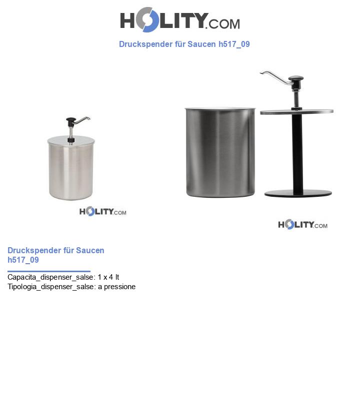 Druckspender für Saucen h517_09