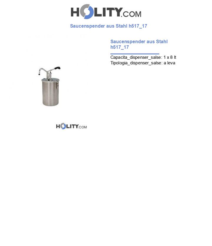 Saucenspender aus Stahl h517_17
