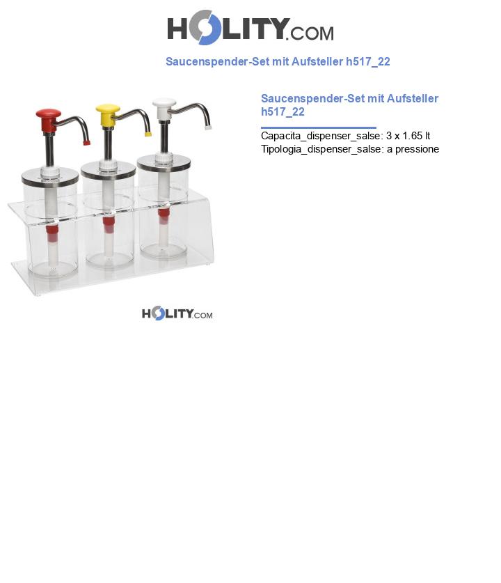 Saucenspender-Set mit Aufsteller h517_22