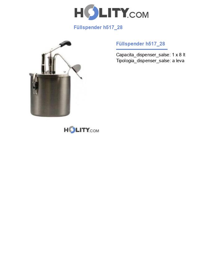 Füllspender h517_28