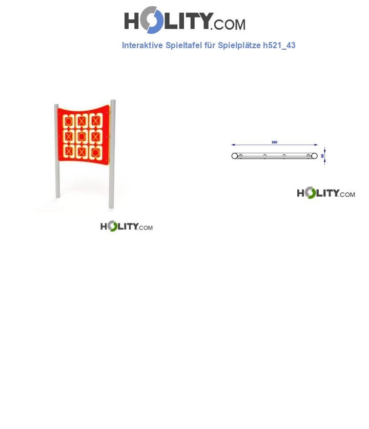 Interaktive Spieltafel für Spielplätze h521_43