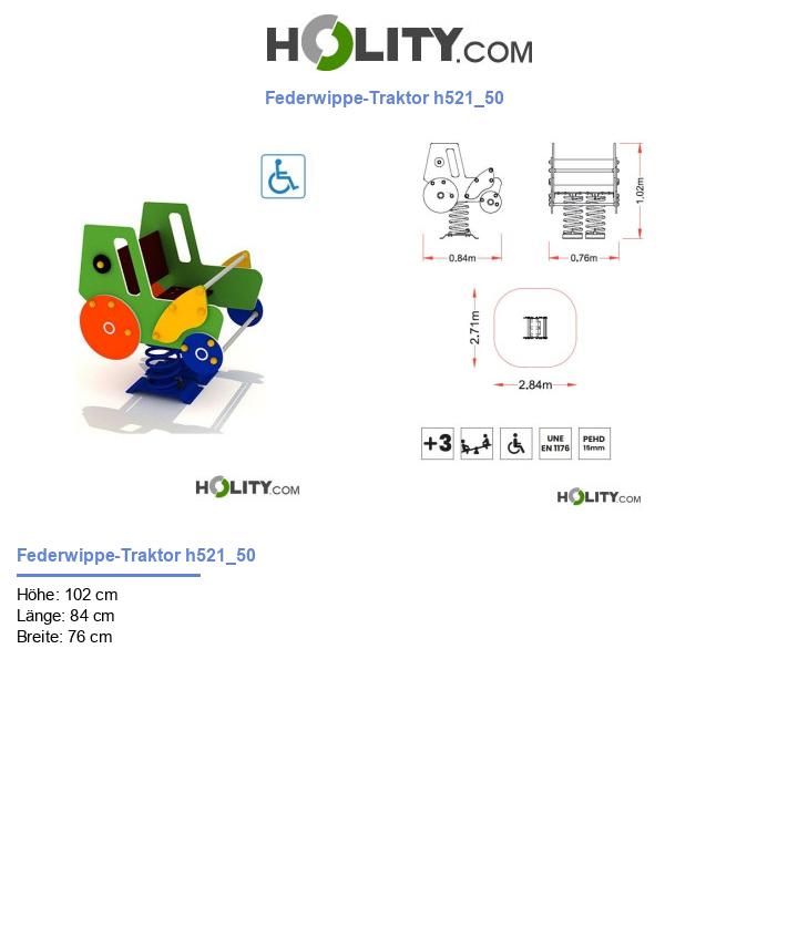 Federwippe-Traktor h521_50