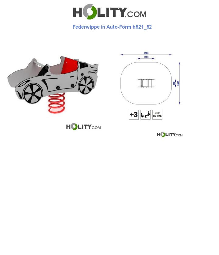 Federwippe in Auto-Form h521_52