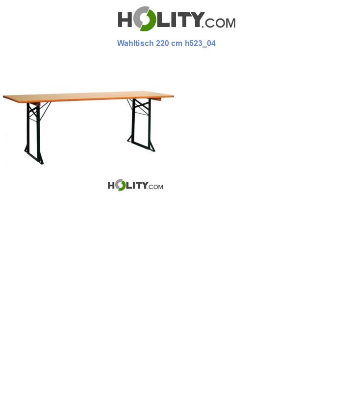 Wahltisch 220 cm h523_04