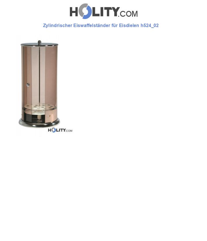 Zylindrischer Eiswaffelständer für Eisdielen h524_02