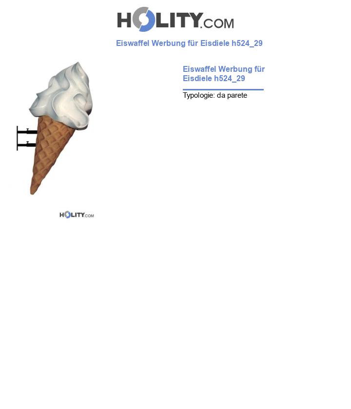 Eiswaffel Werbung für Eisdiele h524_29
