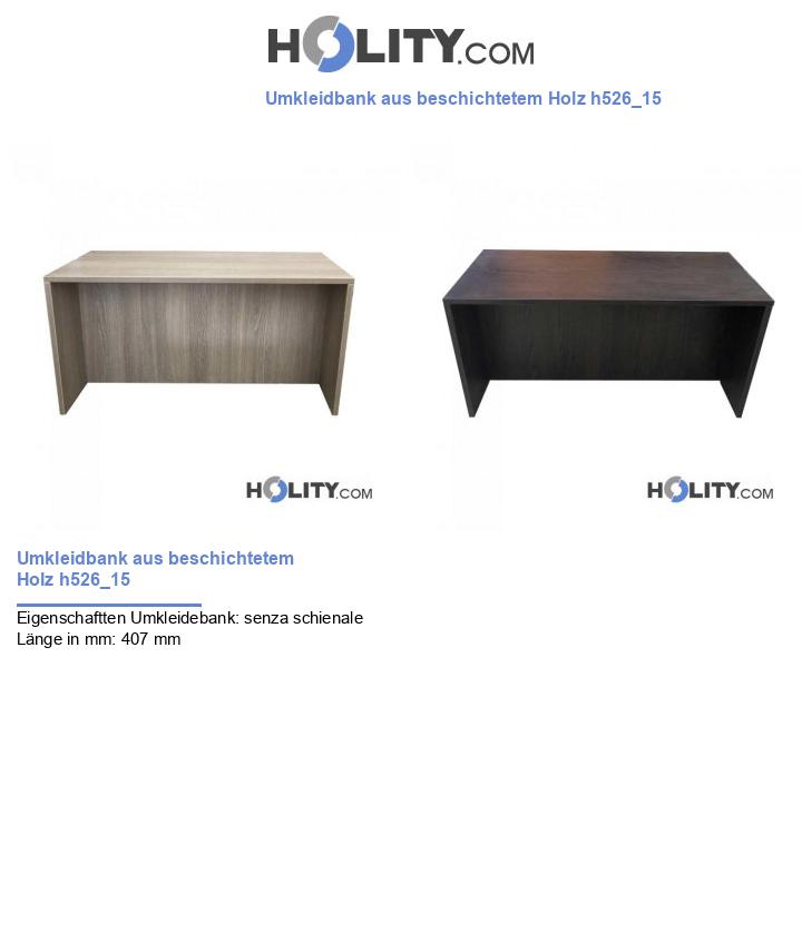 Umkleidbank aus beschichtetem Holz h526_15