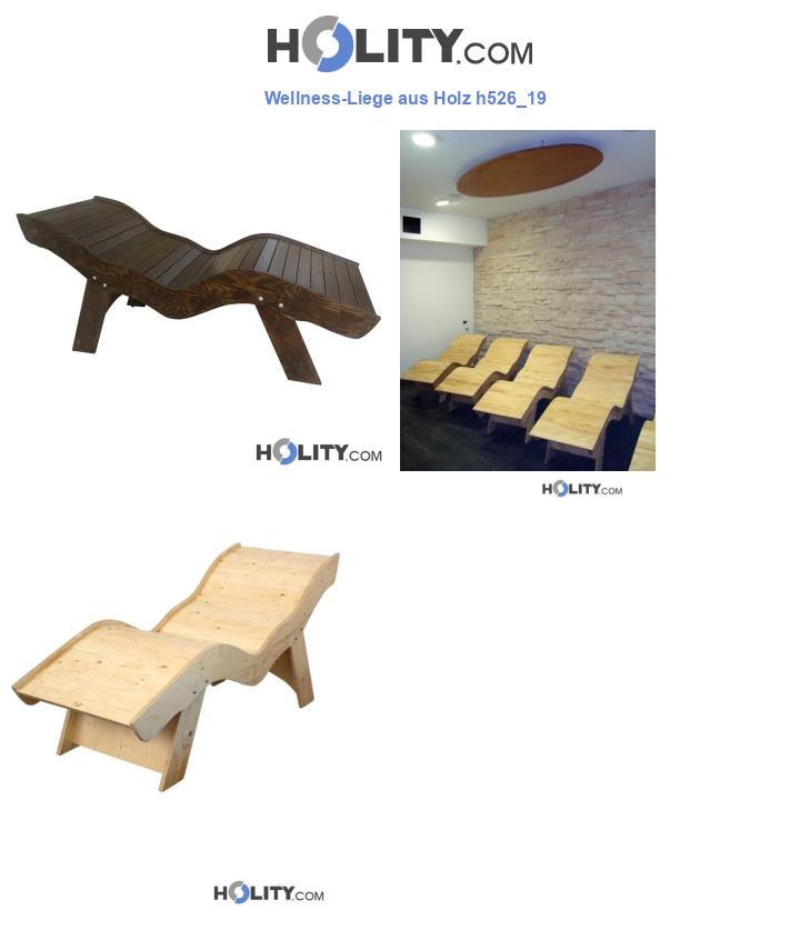 Wellness-Liege aus Holz h526_19