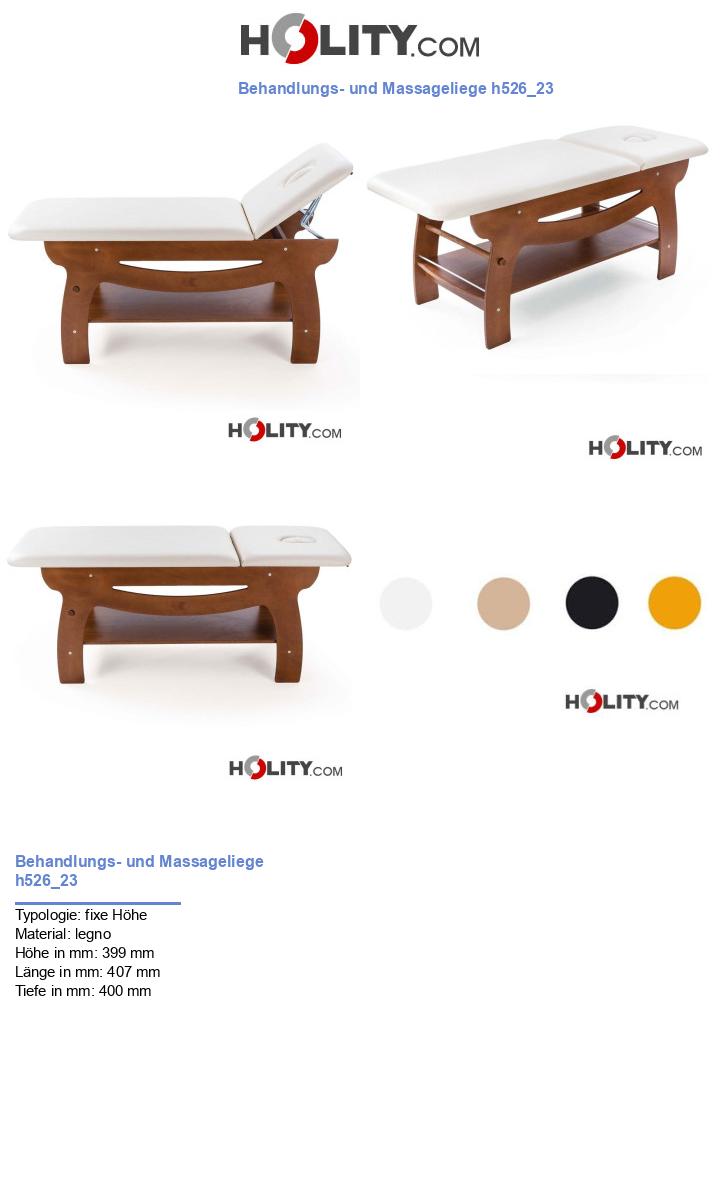 Behandlungs- und Massageliege h526_23