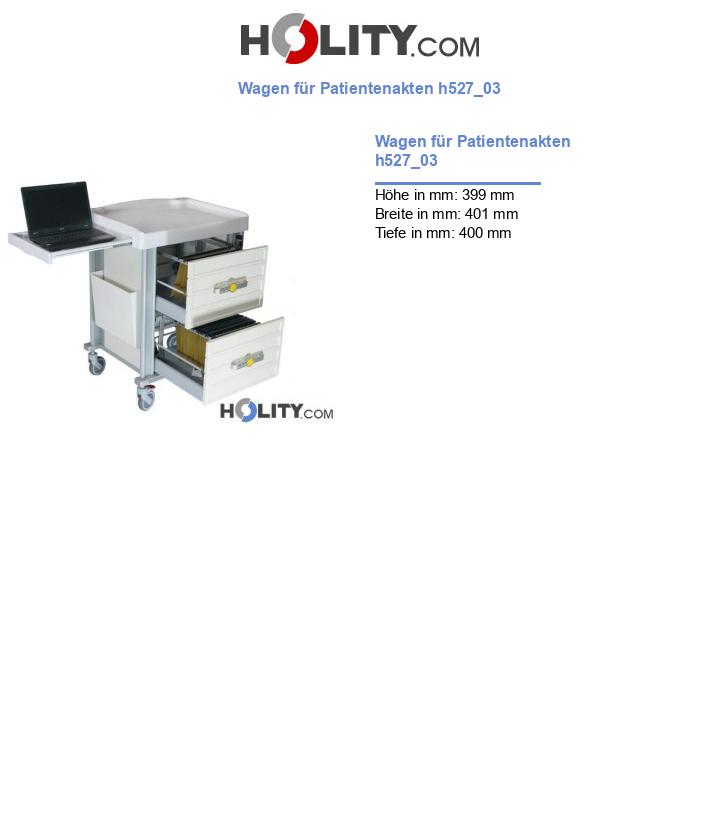 Wagen für Patientenakten h527_03