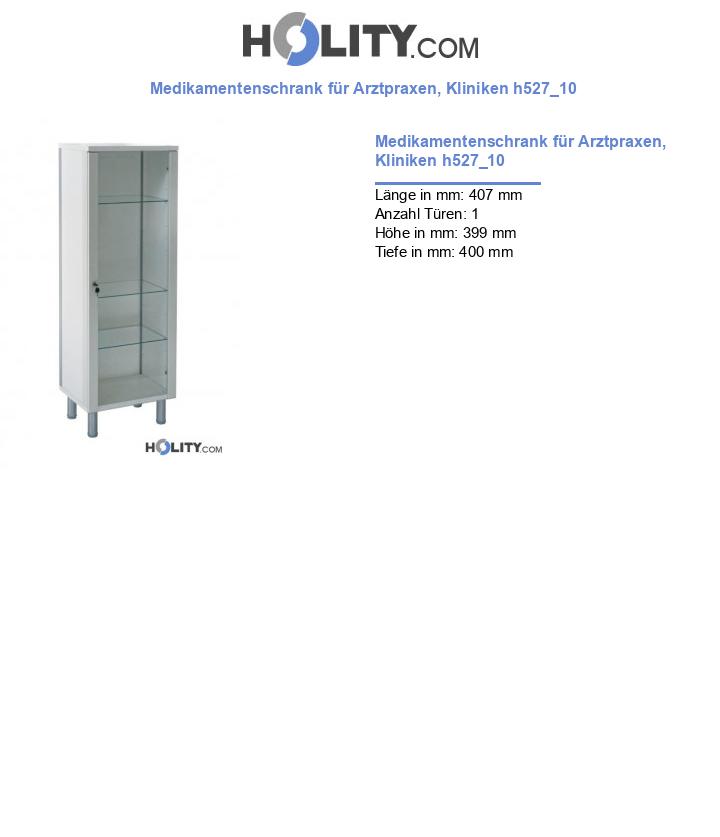 Medikamentenschrank für Arztpraxen, Kliniken h527_10