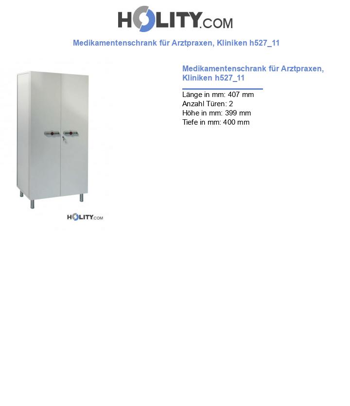 Medikamentenschrank für Arztpraxen, Kliniken h527_11